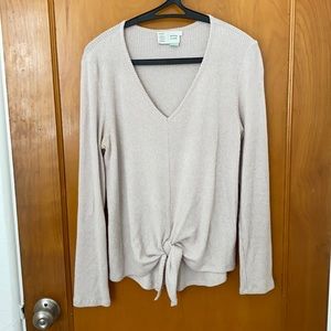 Dusty rose Anthropologie sweater